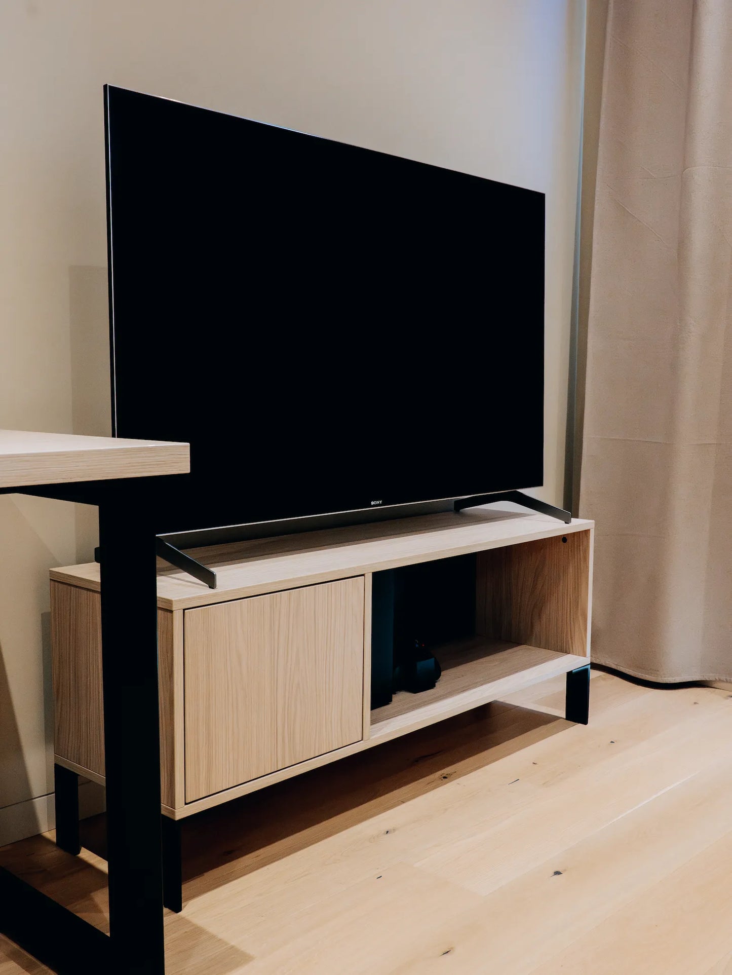 Custom sized furniture TV table for XBOX