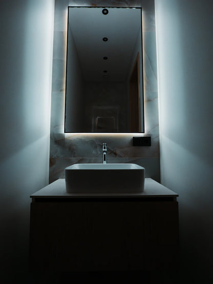 Bathroom cabinet with sink