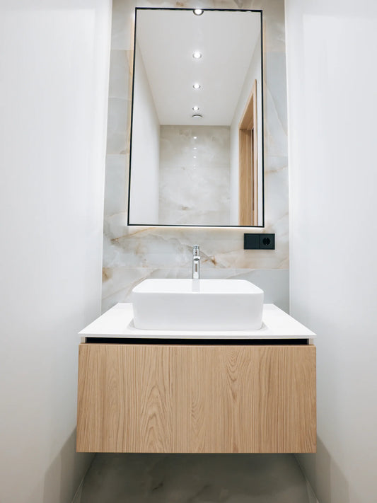 Bathroom cabinet with sink