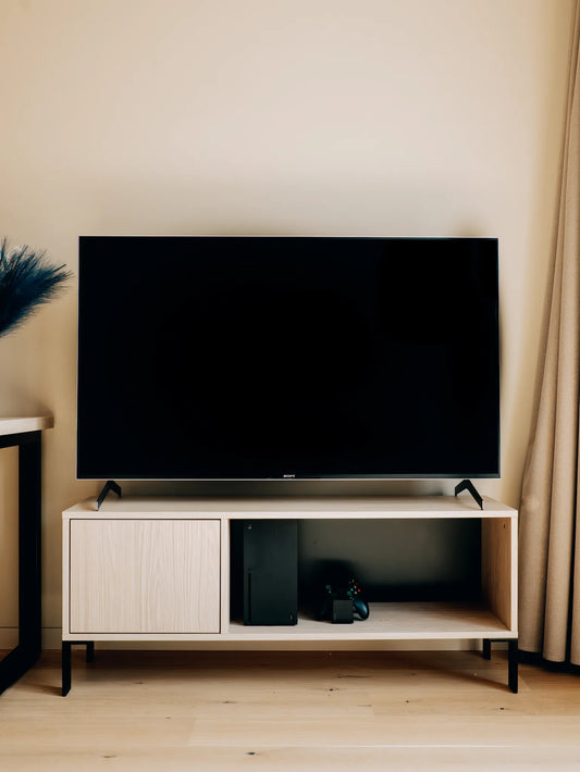 Custom sized furniture TV table for XBOX