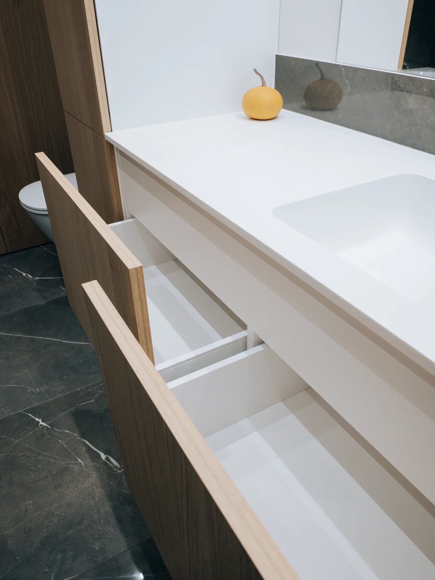 Bathroom cabinet with sink