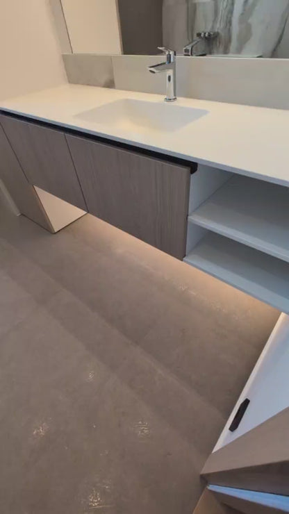 Bathroom cabinet with sink